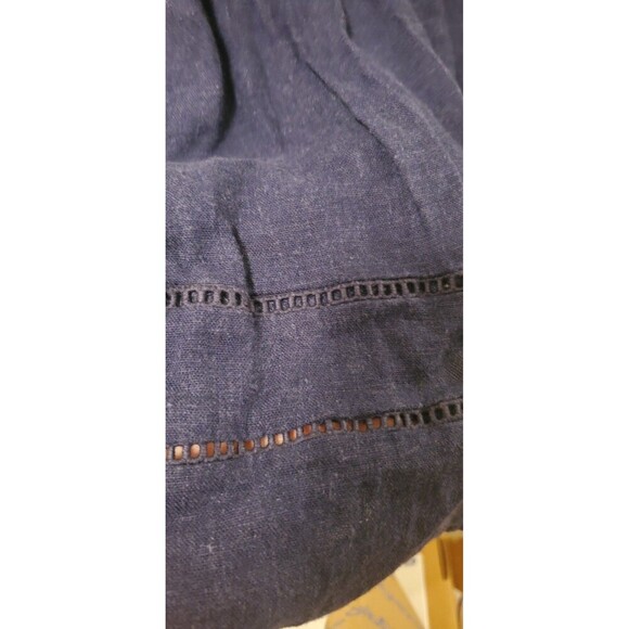 Old Navy Fall Cottage Core Navy Blue Fit & Flare Cami Dress XXL Lace Accent - Picture 13 of 16